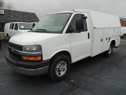 2008 chevrolet express 3500 base cutaway van 2-door 4.8l knapheide kuv!