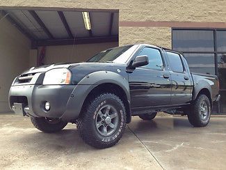 2002 nissan frontier xe, v6, crew cab, tow package, 5 speed manual