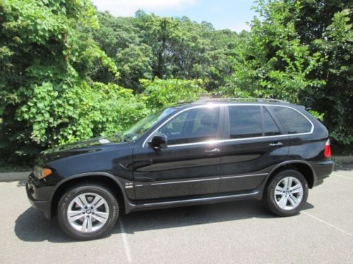 06 bmw x5 4.4 black leather moonroof heated seats  4x4