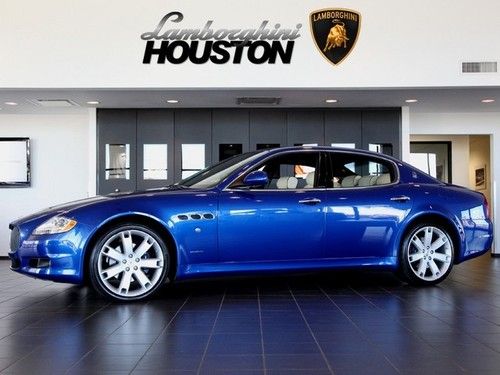 2009 maserati quattroporte executive gt blue ivory 20 wheels 21k miles