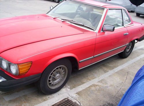 Mercedes benz 450sl 2 top convertible