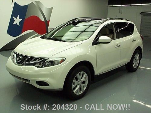 2013 nissan murano sl pano roof rear cam htd leather 4k texas direct auto