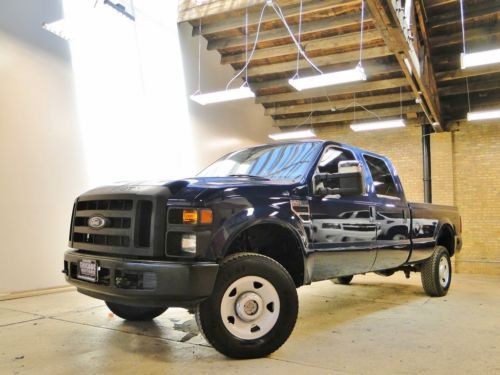 2008 ford f350 sd crew cab 4wd, 6.8l v10, xl, superduty, long bed, 4x4! clean!