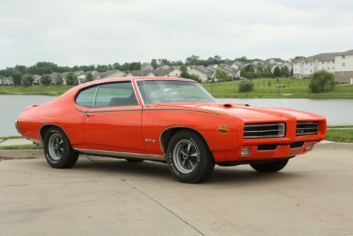 1969 pontiac gto judge orange tribute 455 engine ram air iv cam turbo 400 trans