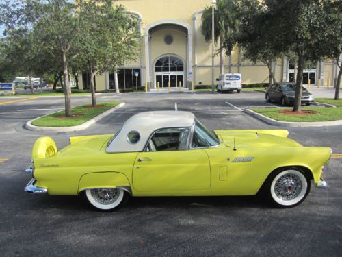 1956 ford thunderbird convertible  restored florida car sold no reserve