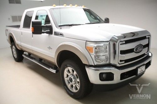 2013 lariat crew 4x4 fx4 navigation sunroof leather heated 20s aluminum