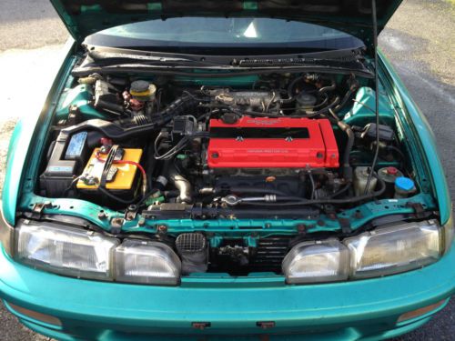 Two cars!!!  rare 1992 integra gsr aztec green and 92 integra gs black