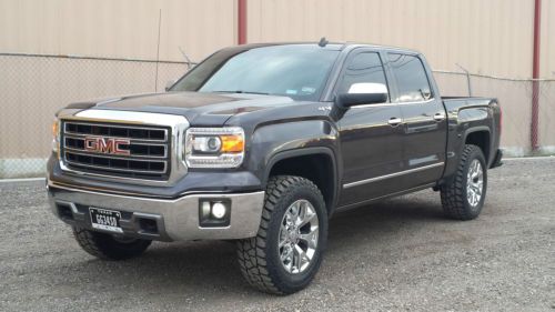 *mint* 2014 gmc sierra slt, 4x4, leveling kit, leather, navigation, loaded!