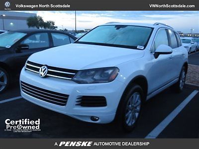Vr6 fsi low miles suv automatic gasoline 3.6l v6 cyl pure white
