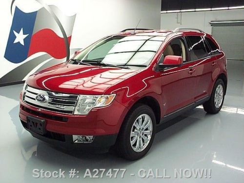 2008 ford edge sel leather park assist 18&#034; wheels 86k texas direct auto