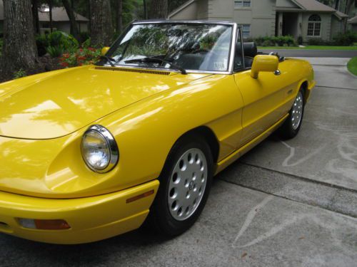 1992 alfa spider veloce 49k miles - excellent condition