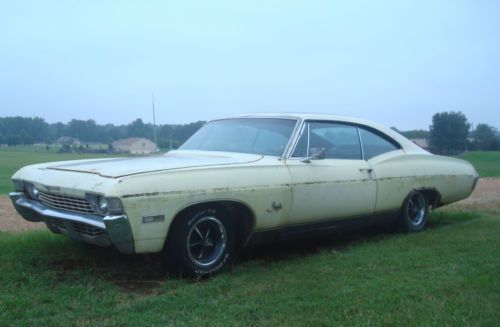 1968 chevrolet impala 2 door project-original 327ci/275hp-bigblock potential?