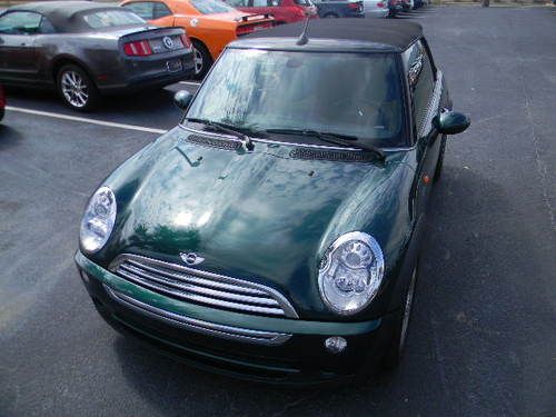 2006 mini cooper convertible 2-door 1.6l low miles, leather, automatic