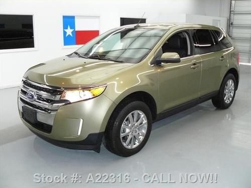 2013 ford edge limited htd leather rear cam sync 13k mi texas direct auto