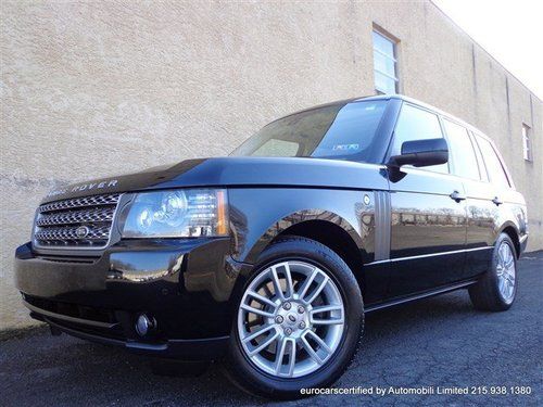 2010 land rover range rover hse warranty harman/kardon rare alpaca interior