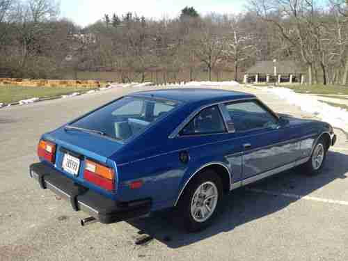 1981 Datsun / Nissan 280ZX 2+2 Blue Coupe, image 3