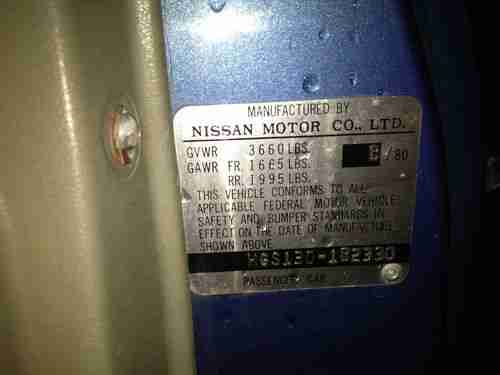 1981 Datsun / Nissan 280ZX 2+2 Blue Coupe, image 16