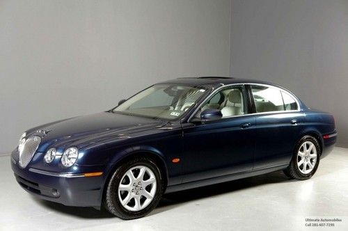 2006 jaguar s-type 4.2l v8 navigation sunroof 53k miles leather alloys pdc wood!