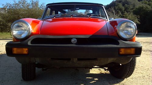 1979 mg midget 56k miles california car, original paint, new top, well mantained