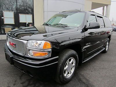 2005 gmc yukon xl denali awd navi dvd leather tow pckg extended loaded warranty!