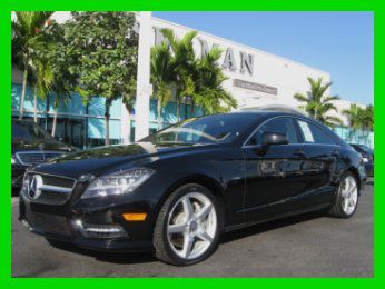 12 black cls-550 *sunroof *amg wheels *premium 1 pkg *keyless go *navigation *fl