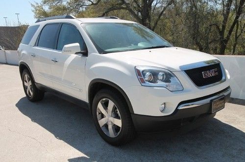 10 slt 1 white tan leather 3rd row 56k miles we finance texas 3.6l v6