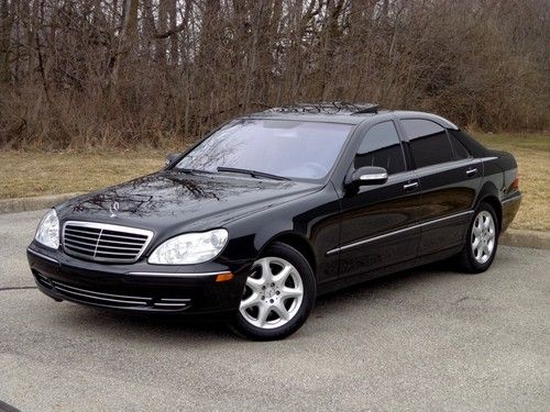 2005 mercedes-benz s500 4matic navigation black/black