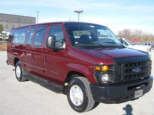 2008 ford e350 9 passenger cargo van extend lenght 39kmiles one owner work ready