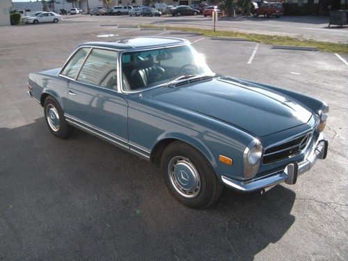 1969 mercedes benz black 280sl w113 pagoda