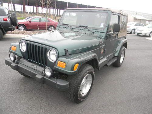 2001 jeep wrangler sahara sport utility 2-door 4.0l