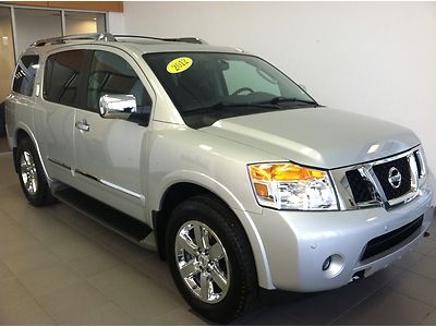 2012 nissan armada platinum dvd nav leather roof clean carfax we finance