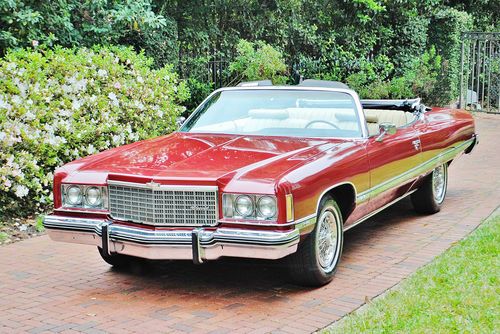 454 v-8 rare 1974 chevrolet caprice classic convertible very low mileage sweet