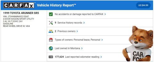 1999 Toyota 4Runner RR Diff Lock 177K mi t-Belt Clean Undercarriage CARFAX, US $14,950.00, image 14