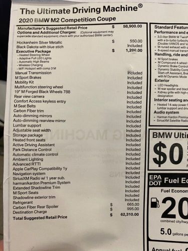 2020 BMW M2, US $76,000.00, image 34