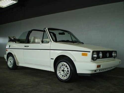 1990 vw cabriolet 1.8l 4 cyl auto convertible pw lthr 150k