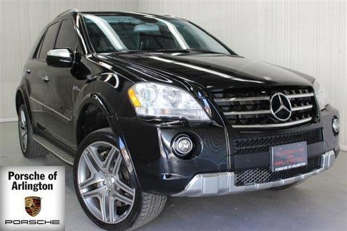 2009 mercedes-benz m63 amg navigation dual dvd black low miles clean xenon