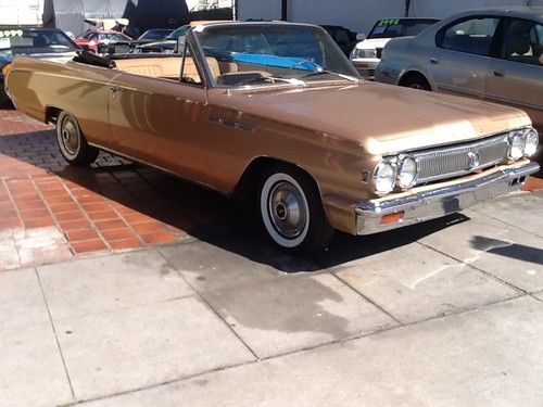 1963 buick skylark convertible in broze mist .... excellently restored !