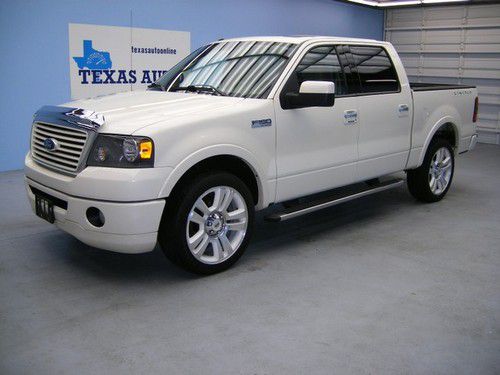 We finance!!!  2008 ford f-150 limited awd crew cab 959-5000 roof 22 rims 6 cd!!