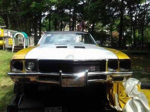 1972 buick skylark convertible gs built