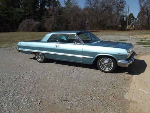 1963 chevrolet impala ss---327-4 speed-air-p/s-restored