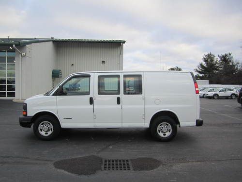 2003 chevy express 2500 cargo van [ left &amp; right side doors ] rare