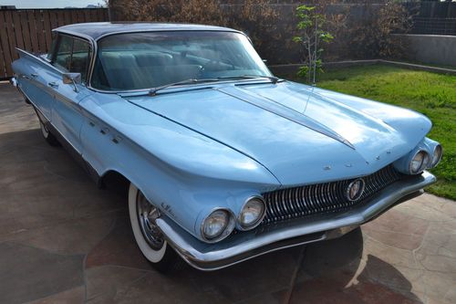 1960 buick lesabre flattop 4dr ht older restoration a/c ice cold runs &amp; drives