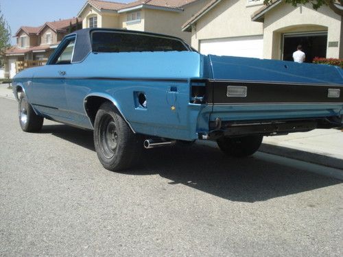 1969 el camino ss396 4speed bucket seat california car