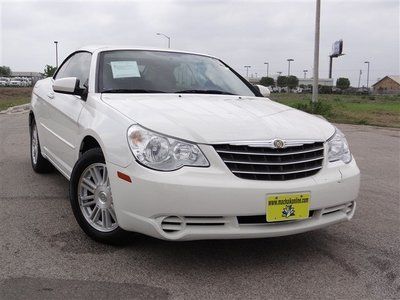 Convertible hardtop automatic transmission white gray leather interior financing