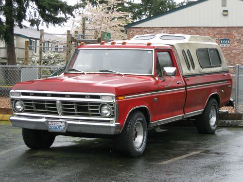 "1974 ford ranger f-100 360-v8  "red"