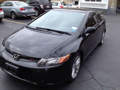 2007 honda civic si, coupe, black, low mileage