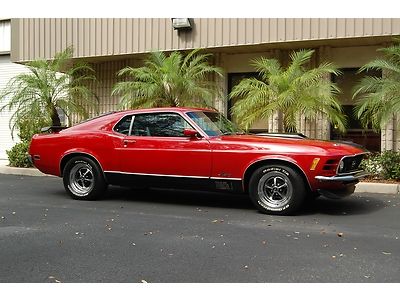 1970 ford mustang mach 1 fastback factory air 73k miles 351 original ps, pb, ac