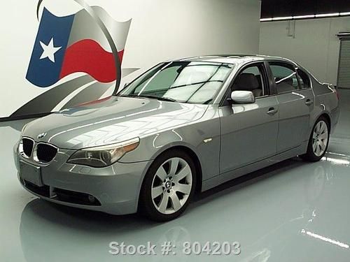 2004 bmw 530i sport sedan auto sunroof htd leather 71k texas direct auto