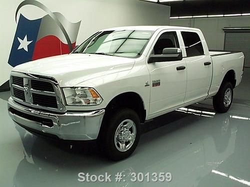 2012 dodge ram 2500 4x4 st crew cab diesel 6pass 4k mi  texas direct auto