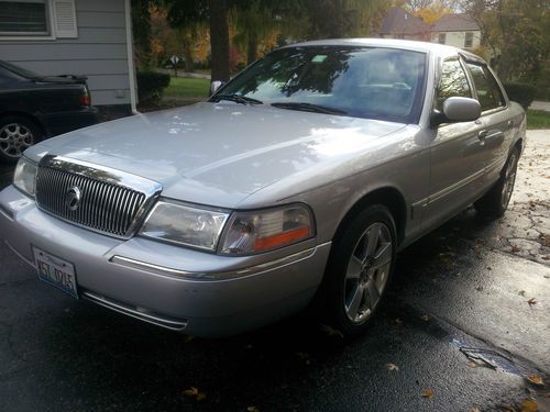 2003 mercury grand marquis gs sedan 4-door 4.6l no reserve like crown vic